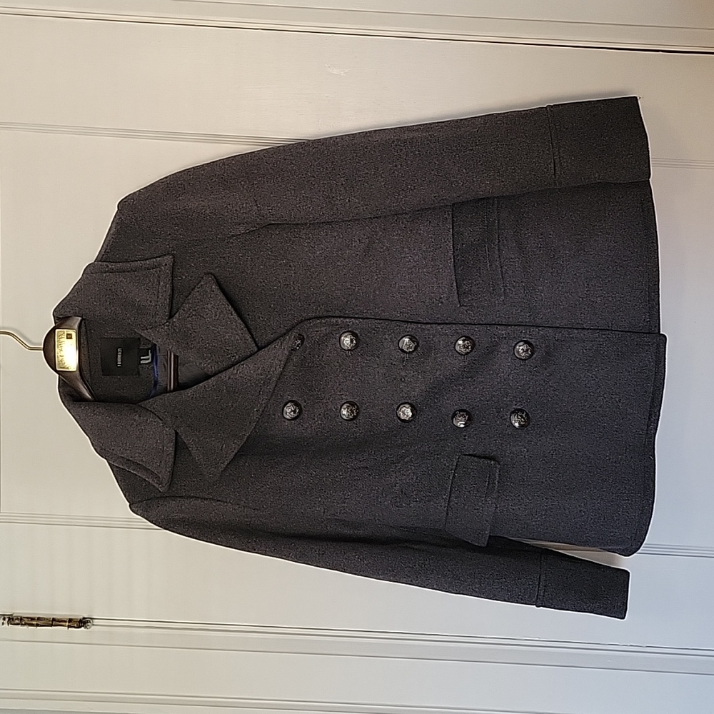 Forever21 Short Wool-Blend Pea Coat